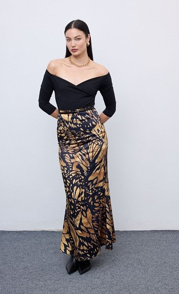 Mosaic Butterfly Mermaid Skirt