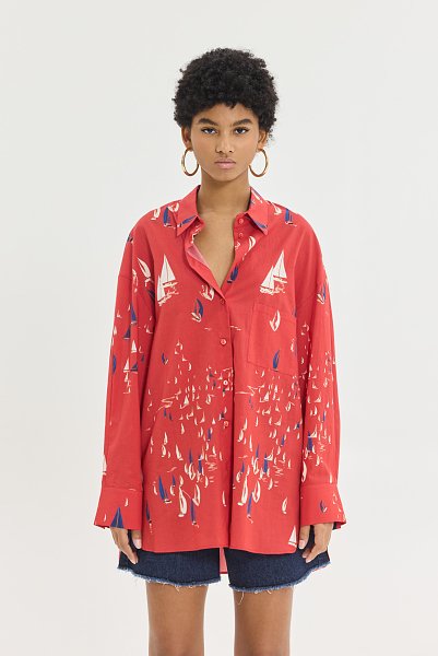 Lora shirt red