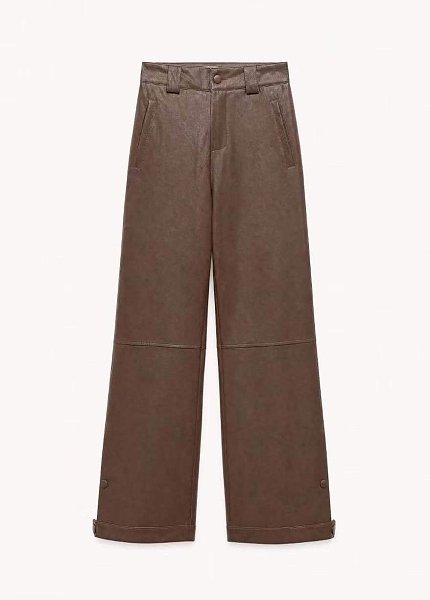 Willow leather pants brown