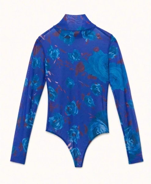 Rose mesh body blue