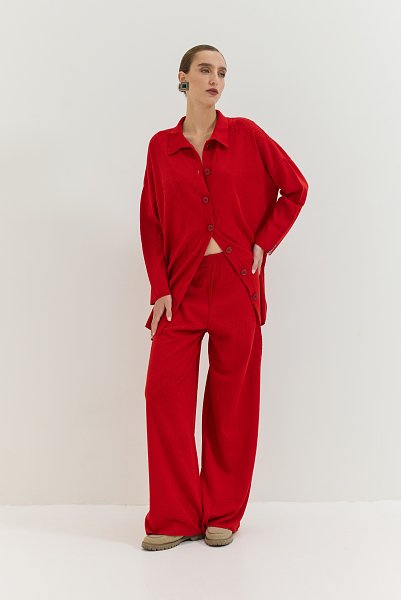 Melon pants red