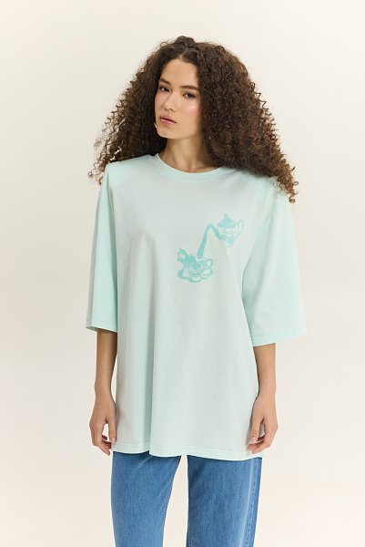 Sahara T-shirt Aqua
