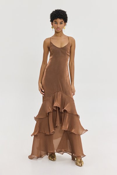 Olsi dress brown