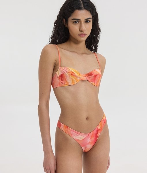 Alicia el sol floral printed bikini