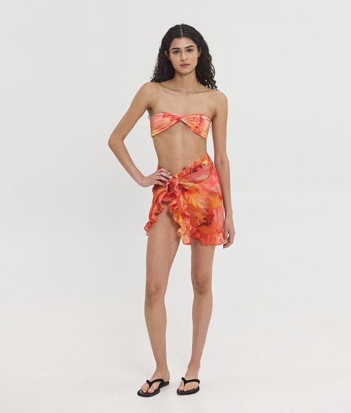 Ariane el sol floral mini pareo