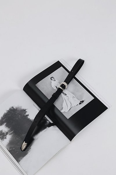 Courage leather belt