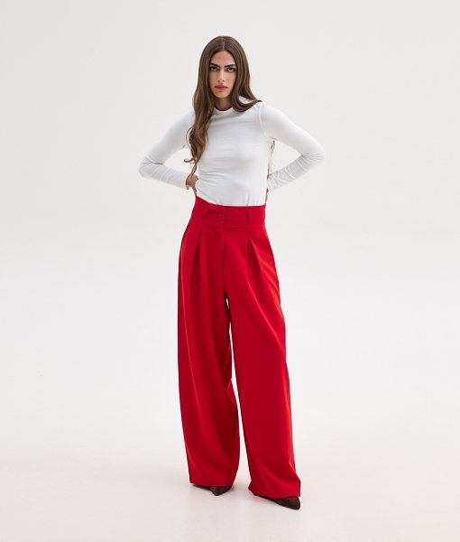Cynthia Pants Red