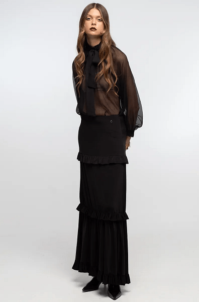 Noir Long Skirt