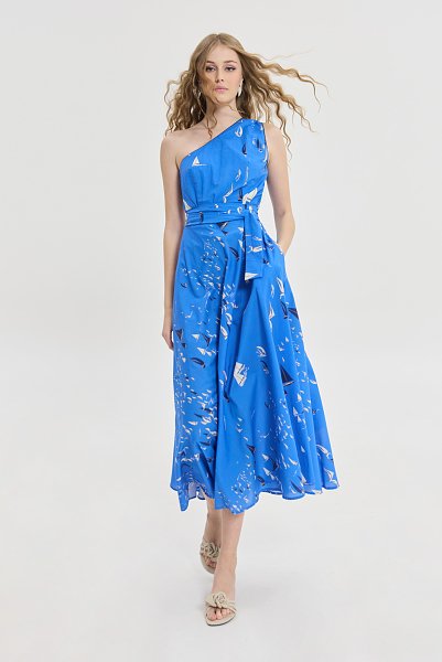 Calliroe Dress Blue