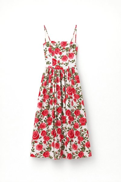 Rosie dress red