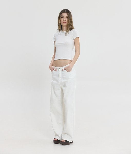 Monica jeans white