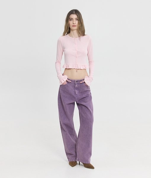 Monica jeans purple