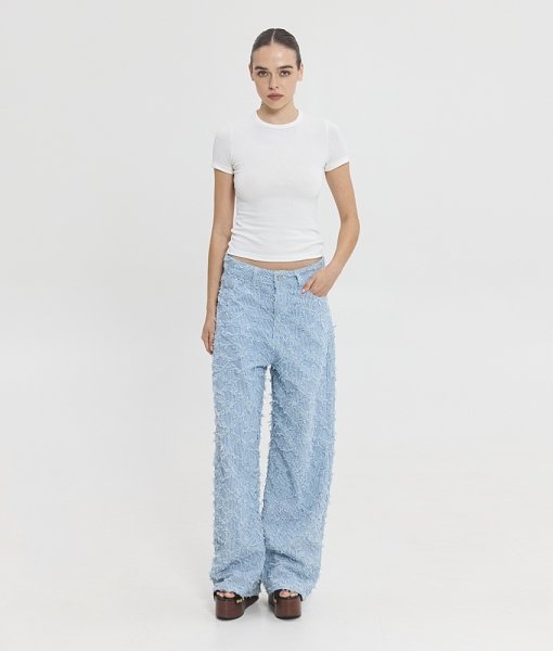 Monica striped jeans