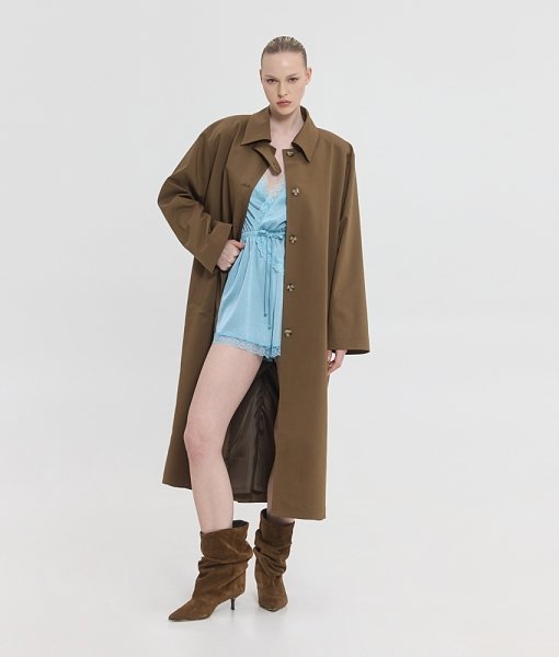 Ophelia long trench coat