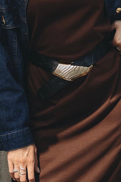Beautiful Scarlet leather belt