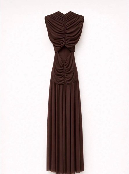 Aurora dress brown