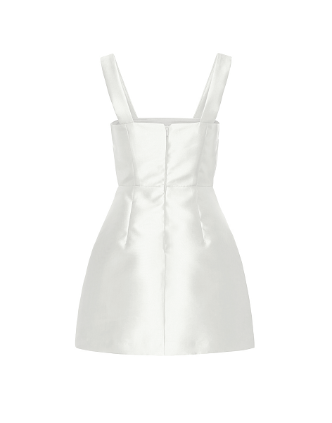 Vasiliki mini dress white