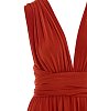 Beatrice polymorphic dress terracota