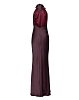 Kyma dress purplish brown