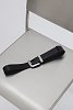 Simplicity leather belt black