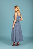 Aelia poplin dress Blue