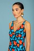 Monica slim dress Blue