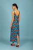 Monica slim dress Blue