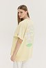 Cheetah T-shirt Yellow Clouds