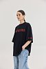 Cheetah Black T-Shirt Metal Vibes