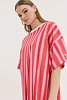 Bronx Dress Pink Stripes