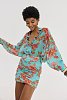 Heather Shirt Crayon Aqua