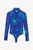 Rose mesh body blue
