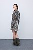 Mosaic Silver Anthesis Mini Skirt