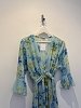 Sky petal maxi dress