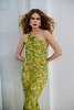 Bareheat mesh maxi dress