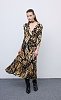 Mosaic Butterfly Midi Dress