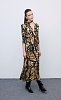 Mosaic Butterfly Midi Dress