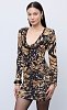 Mosaic Butterfly Mini Dress