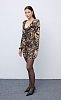 Mosaic Butterfly Mini Dress