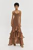 Olsi dress brown
