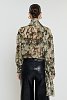 Mila shirt olive snake