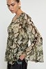 Estelle shirt olive snake