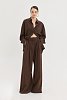 Martha Pants Brown Plaid