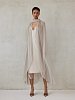 Valentina dress greige