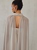 Valentina dress greige