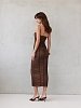 Lillian dress brown