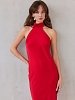 Kyma dress ruby red