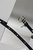 Mysterious girl leather belt