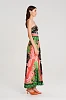 Rainforest Strapless Long Dress