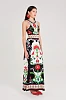 Pomegranate Long Dress